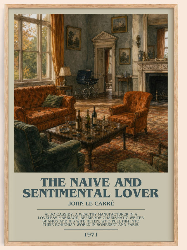 The Naive and Sentimental Lover Bookish Wall Art by John le Carré