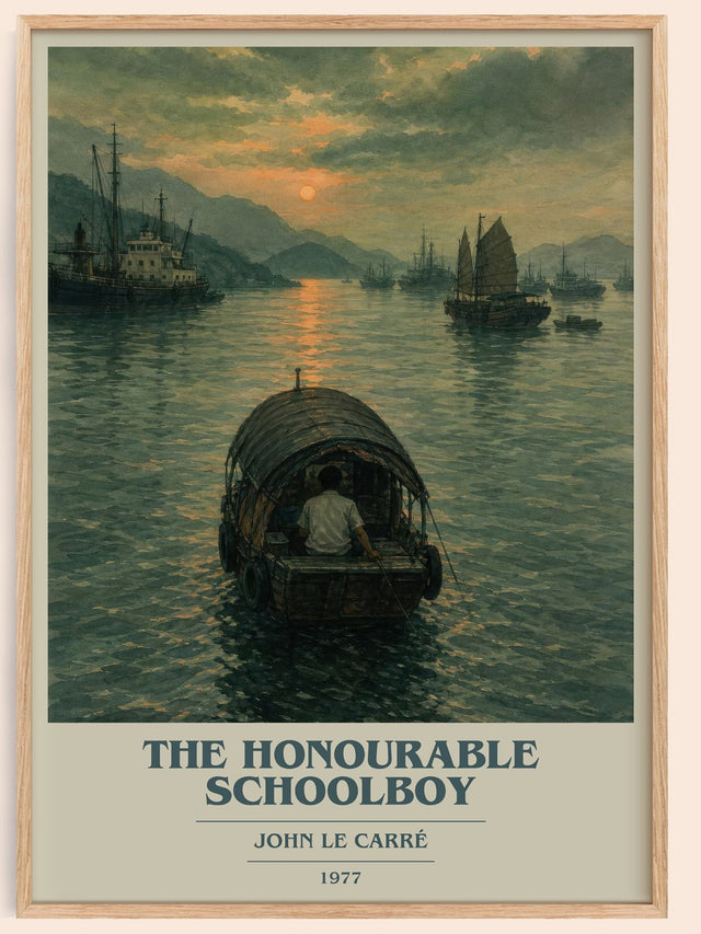 The Honourable Schoolboy Book Cover Poster by John le Carré