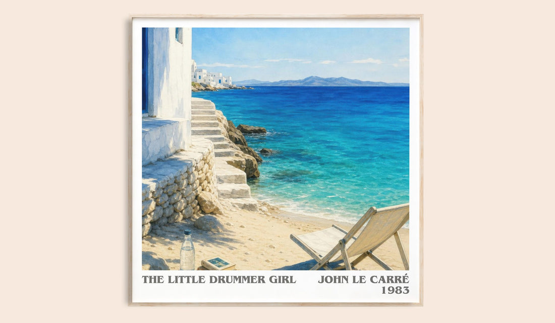 The Little Drummer Girl literary book poster by John le Carré – framed literary art print