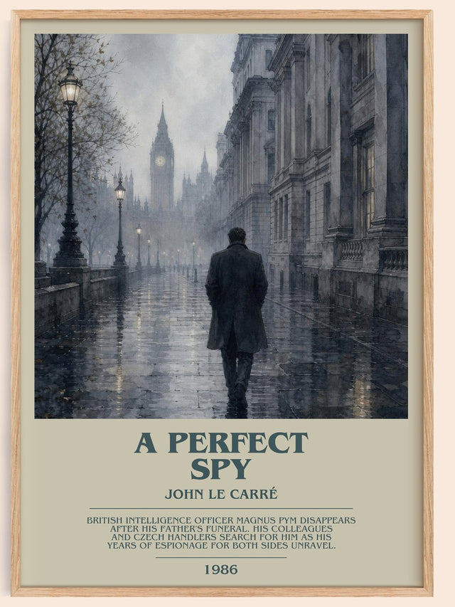 A Perfect Spy Bookish Wall Art by John le Carré