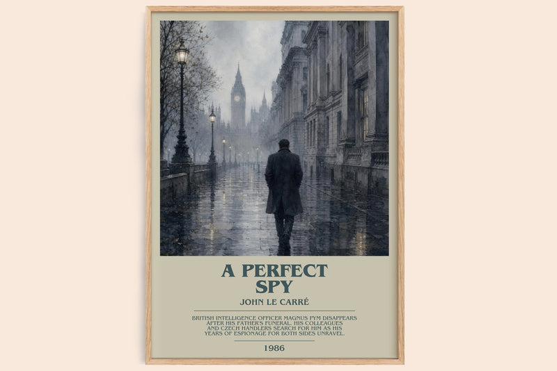 A Perfect Spy Bookish Wall Art by John le Carré (Modern style)