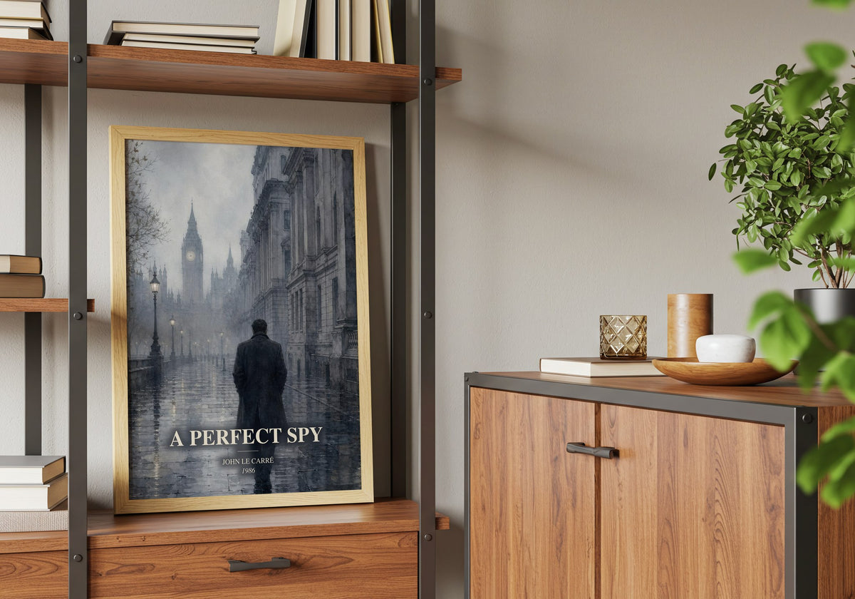 A Perfect Spy book watercolour illustration paper finish options – matte satin gloss