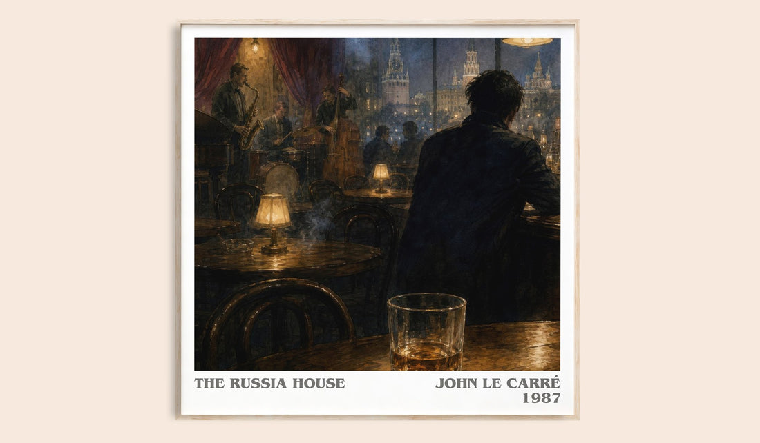 The Russia House literary book poster by John le Carré – framed literary art print