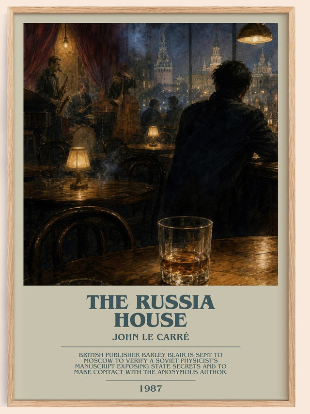 The Russia House Bookish Wall Art by John le Carré