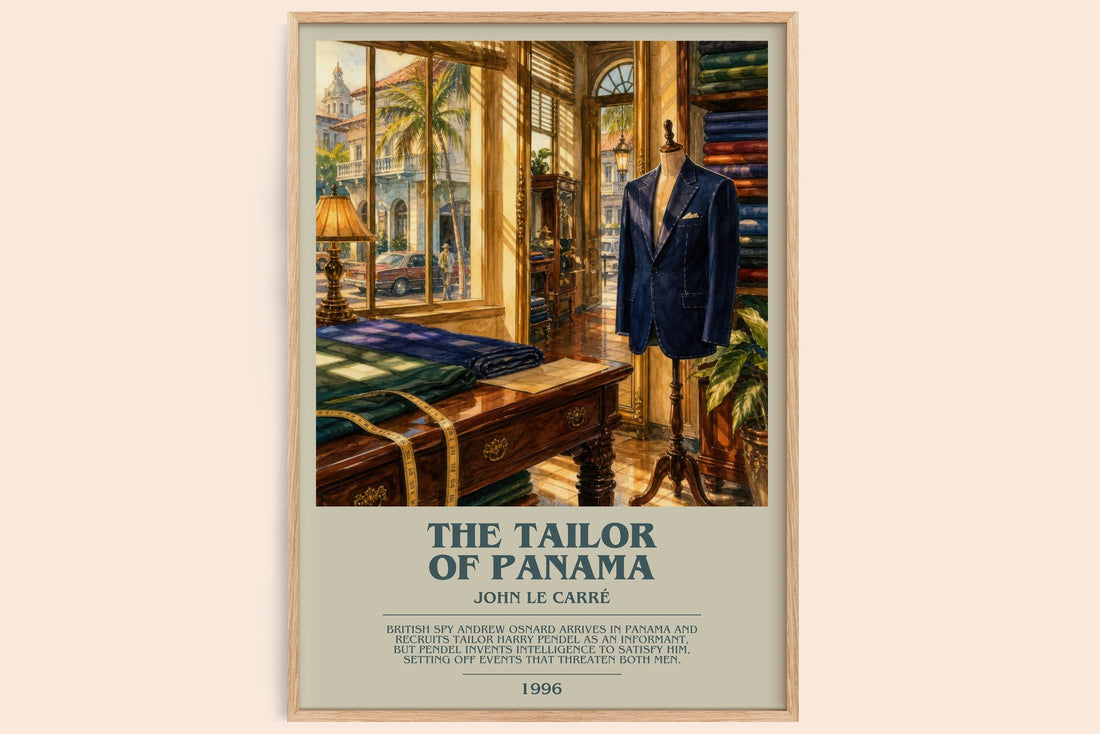 The Tailor of Panama bookish book poster by John le Carré – framed literary art print