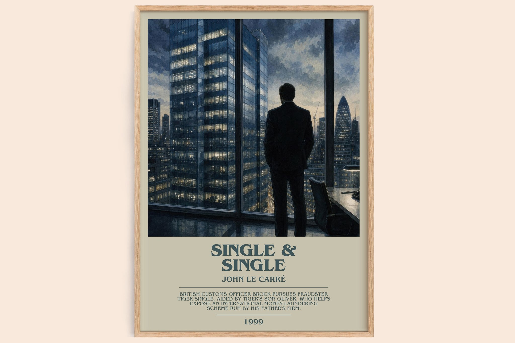 Single & Single Bookish Wall Art by John le Carré