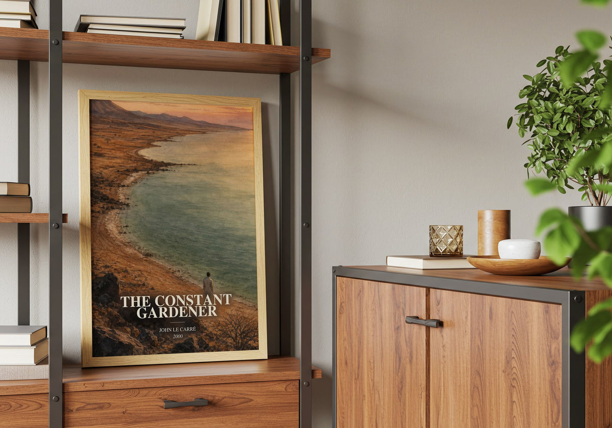 The Constant Gardener book watercolour illustration paper finish options – matte satin gloss