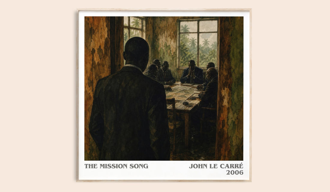 The Mission Song literary book poster by John le Carré – framed literary art print