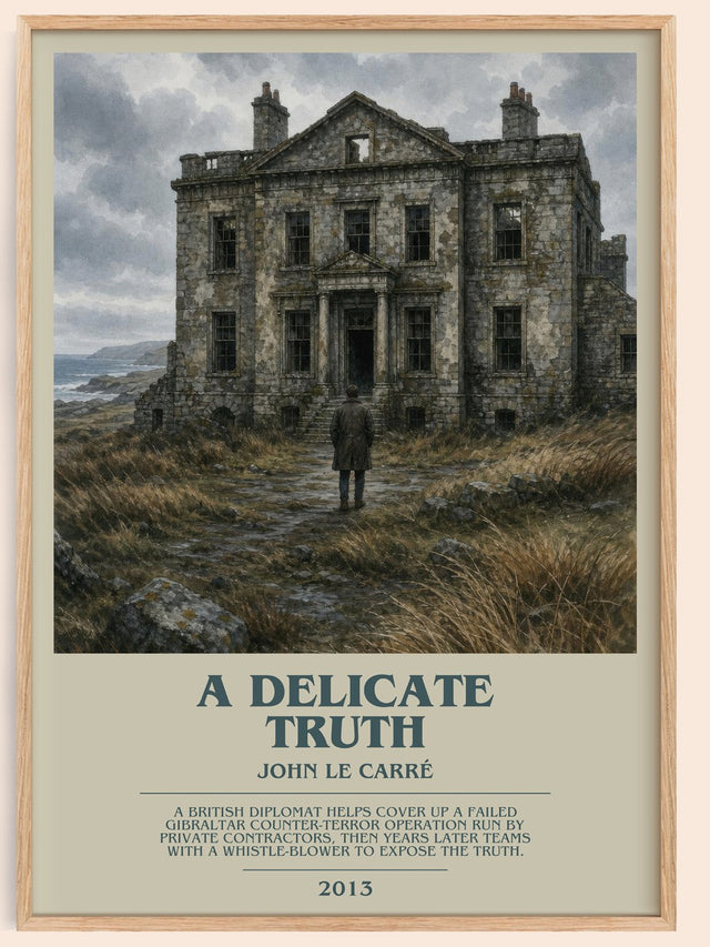 A Delicate Truth Bookish Wall Art by John le Carré