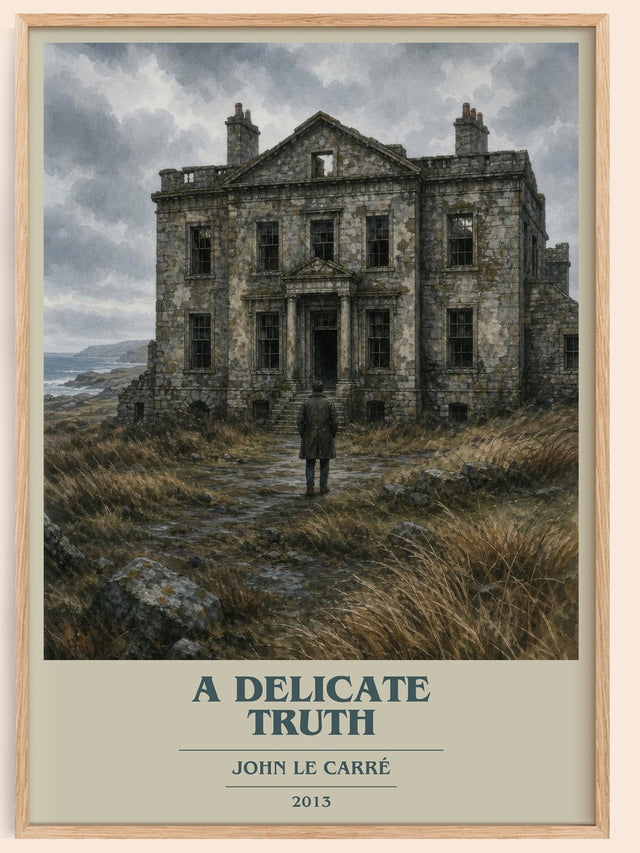 A Delicate Truth Book Cover Poster by John le Carré