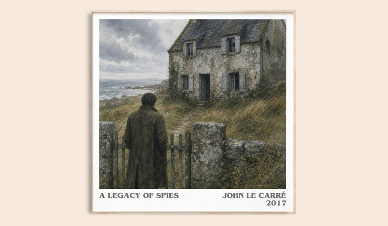 A Legacy of Spies literary book poster by John le Carré – framed literary art print
