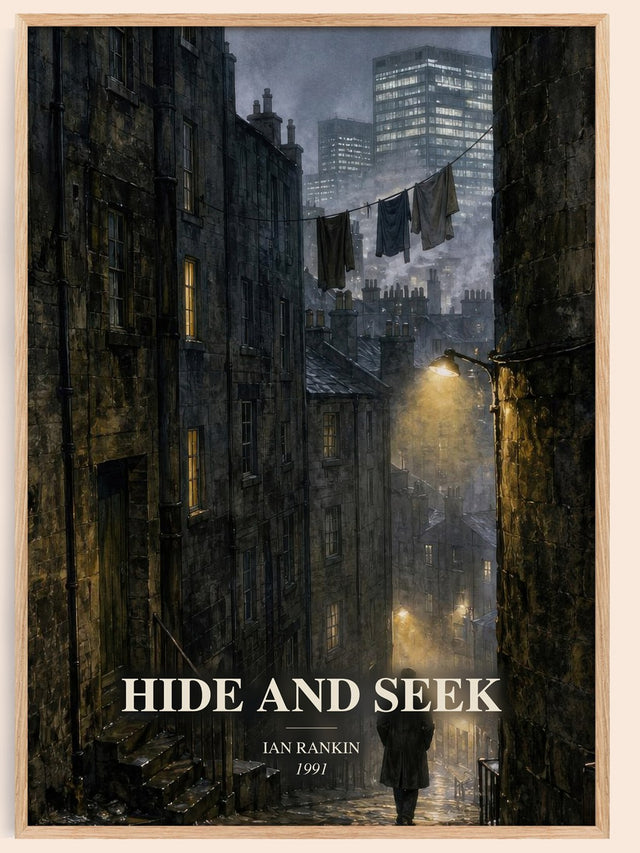 Hide and Seek Book Watercolour Illustration by Ian Rankin