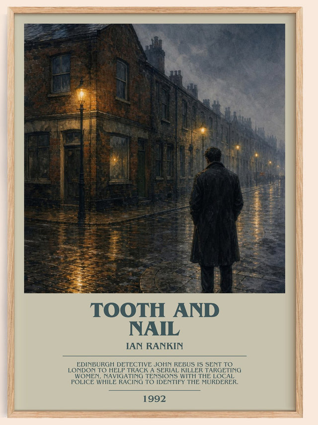 Tooth and Nail Bookish Wall Art by Ian Rankin