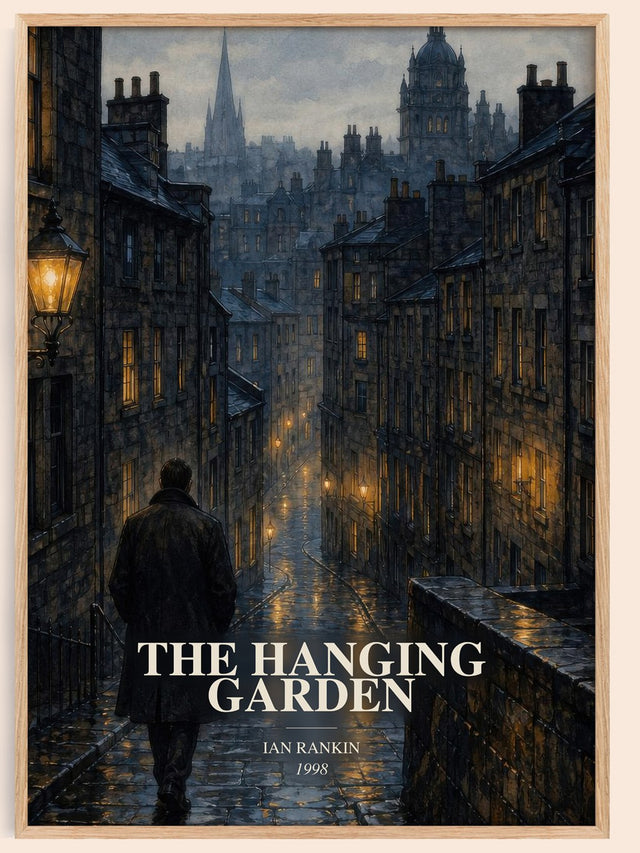 The Hanging Garden Book Watercolour Illustration by Ian Rankin