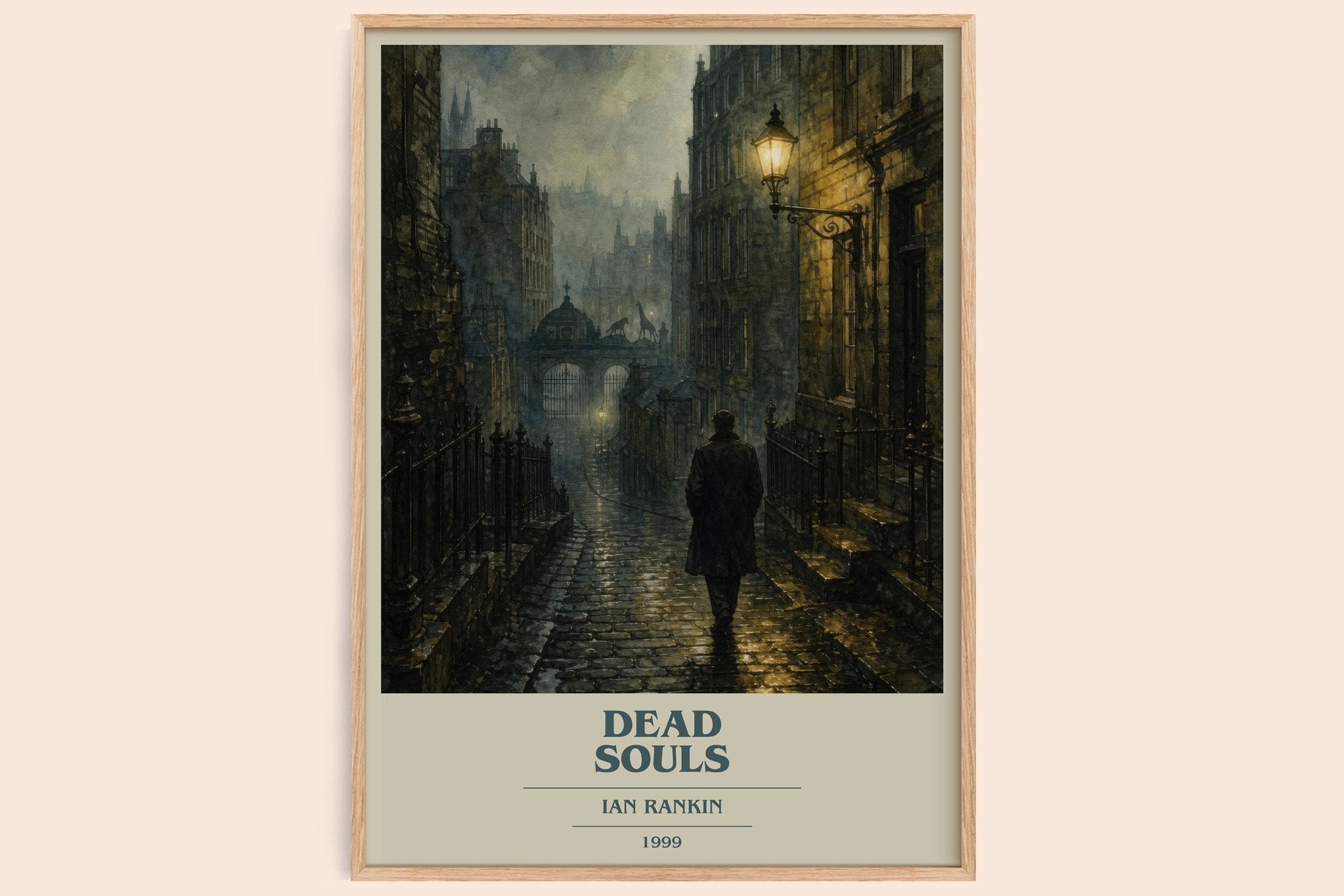 Dead Souls Book Cover Poster by Ian Rankin
