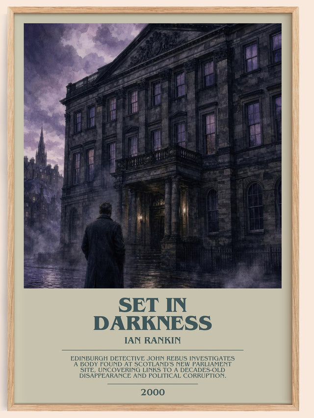 Set in Darkness Bookish Wall Art by Ian Rankin