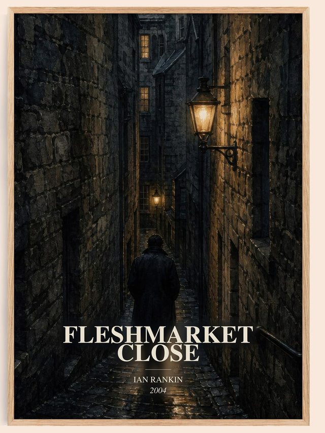 Fleshmarket Close Book Watercolour Illustration by Ian Rankin