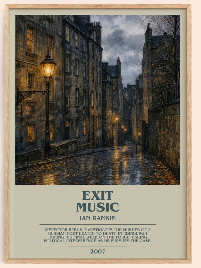 Exit Music Bookish Wall Art by Ian Rankin