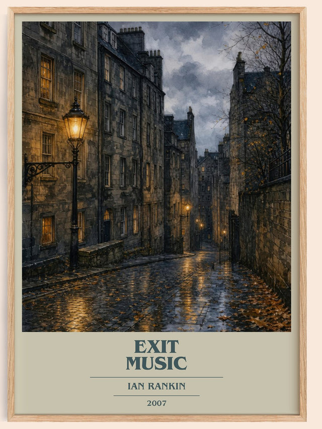 Exit Music Book Cover Poster by Ian Rankin