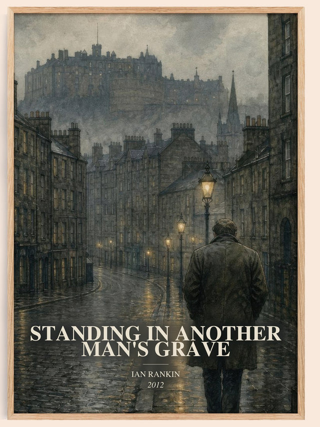 Standing in Another Man's Grave Book Watercolour Illustration – I.