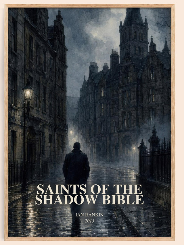 Saints of the Shadow Bible Book Watercolour Illustration by Ian Rankin