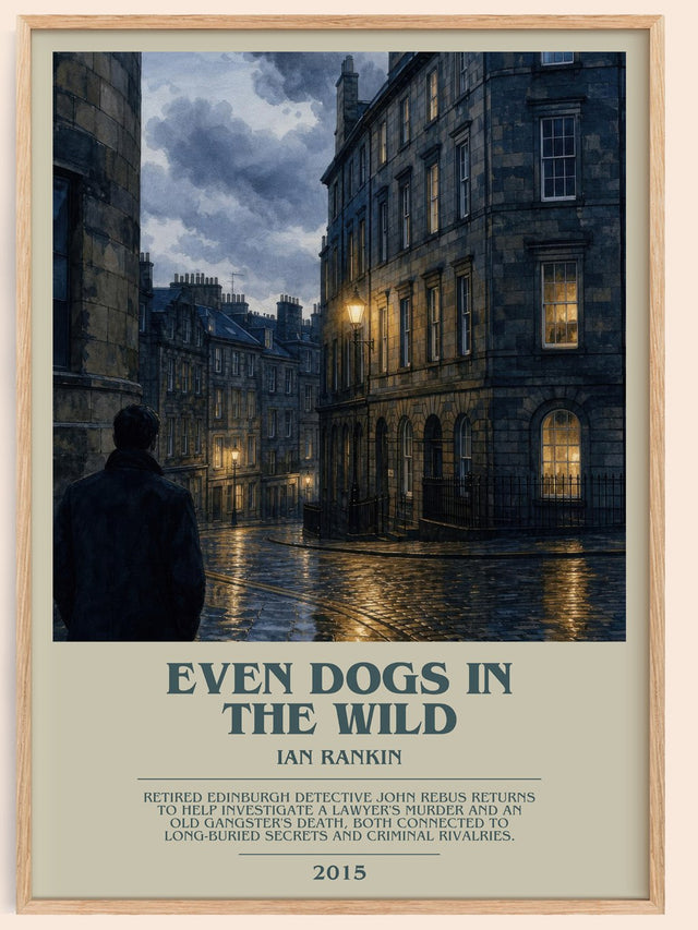 Even Dogs in the Wild Bookish Wall Art by Ian Rankin