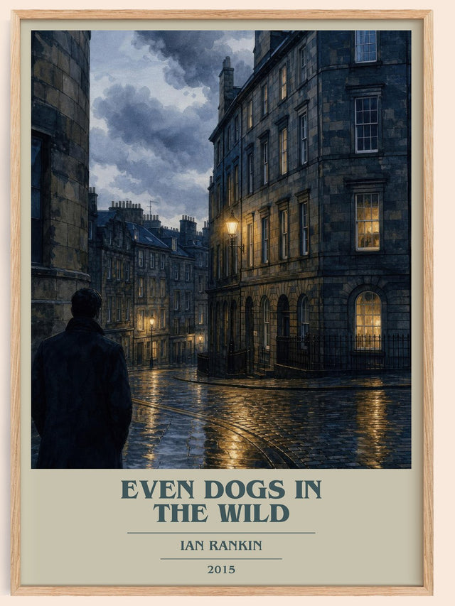 Even Dogs in the Wild Book Cover Poster by Ian Rankin