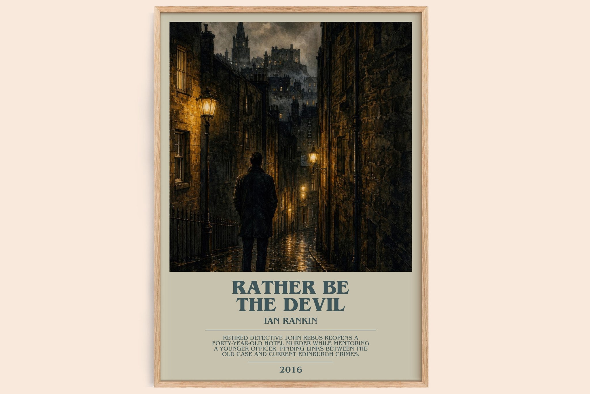 Rather Be the Devil Bookish Wall Art by Ian Rankin