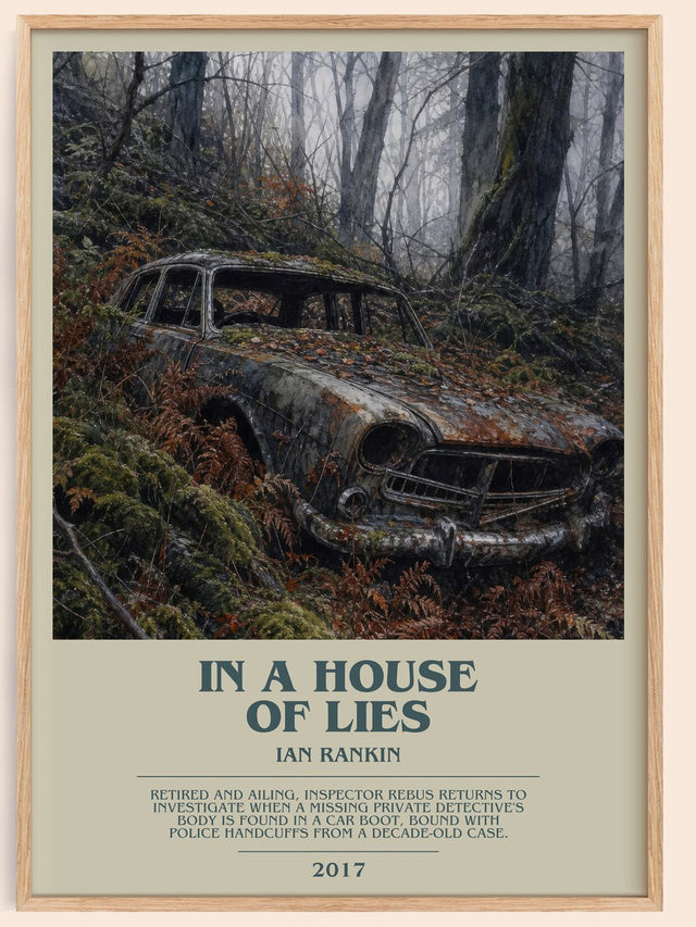 In a House of Lies Bookish Wall Art by Ian Rankin