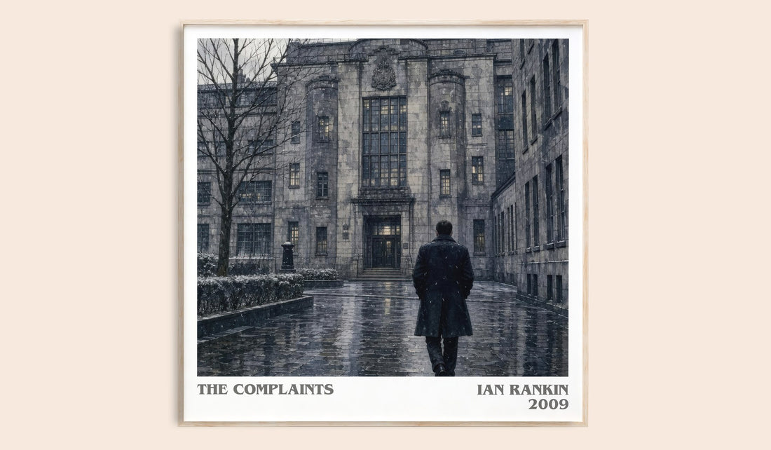 The Complaints literary book poster by Ian Rankin – framed literary art print