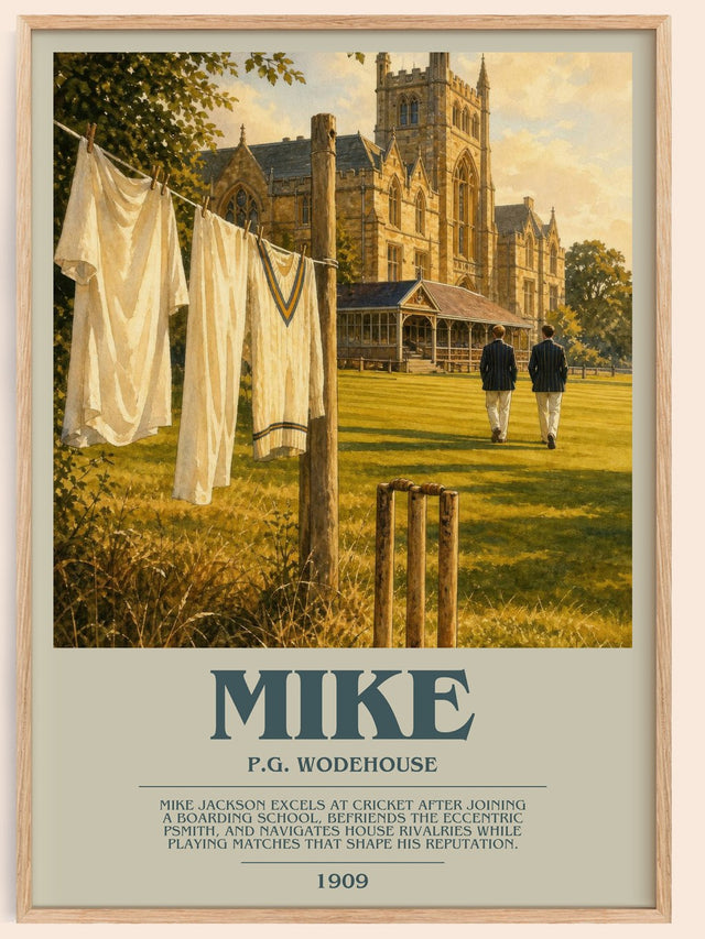 Mike Bookish Wall Art by P.G. Wodehouse