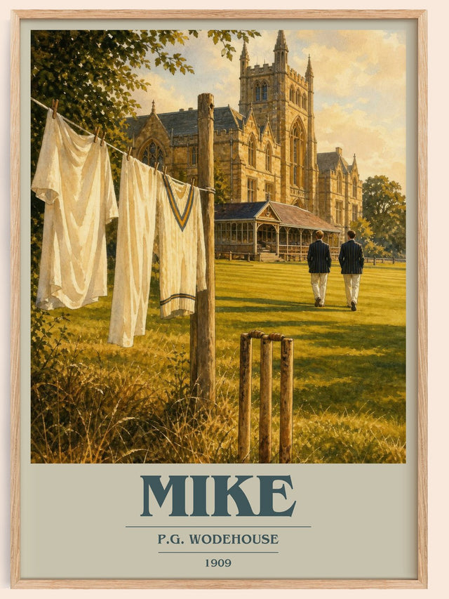 Mike Book Cover Poster by P.G. Wodehouse