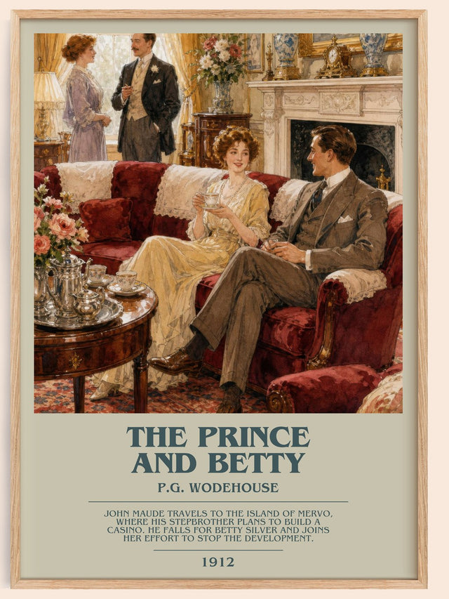 The Prince and Betty Bookish Wall Art by P.G. Wodehouse