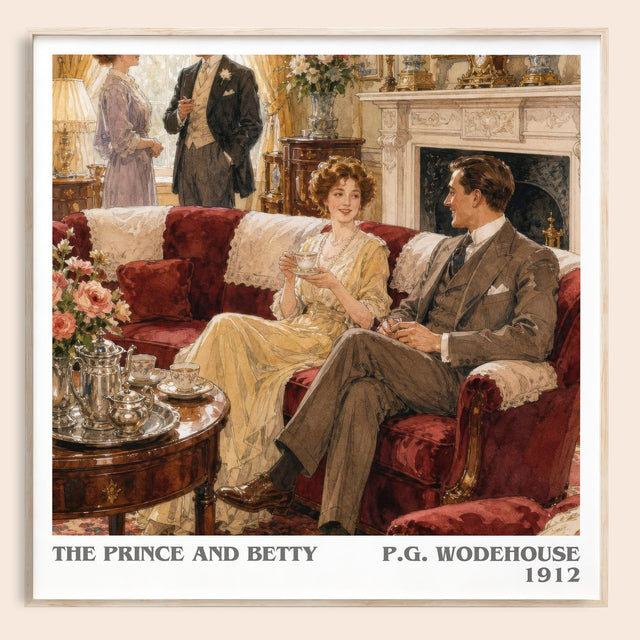 The Prince and Betty Literary Art Print by P.G. Wodehouse