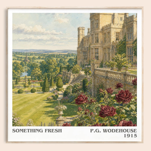 Something Fresh Literary Art Print by P.G. Wodehouse