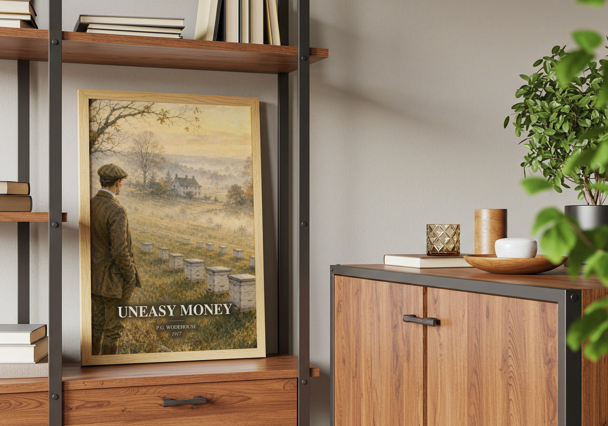 Uneasy Money book watercolour illustration paper finish options – matte satin gloss
