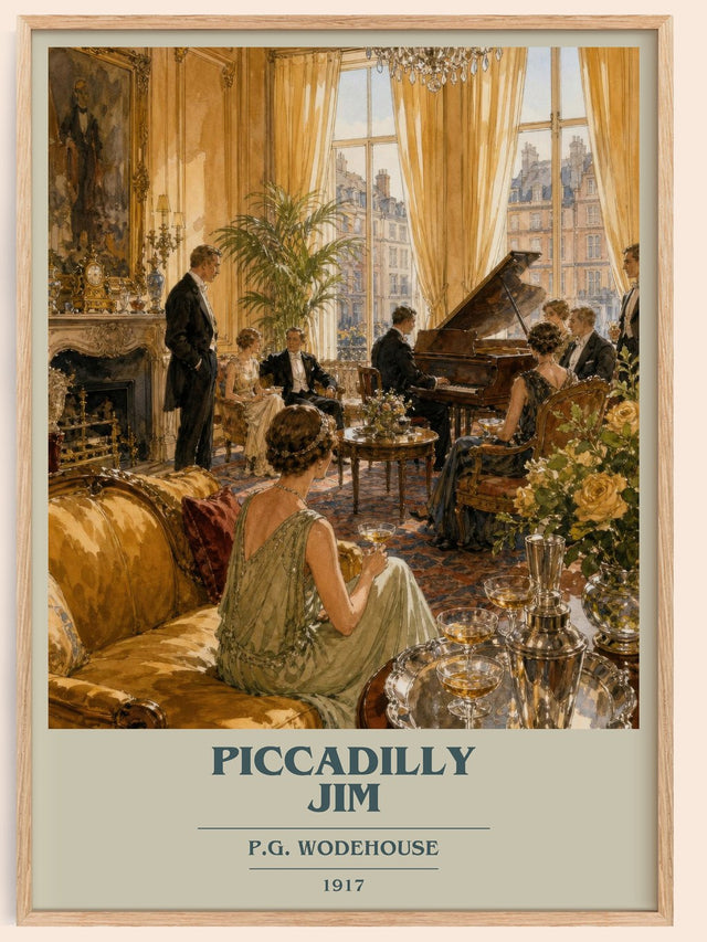 Piccadilly Jim Book Cover Poster by P.G. Wodehouse