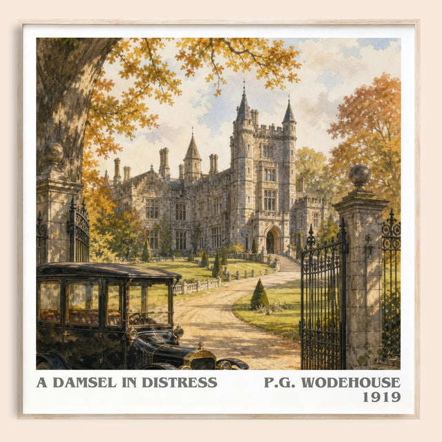 A Damsel in Distress Literary Art Print by P.G. Wodehouse