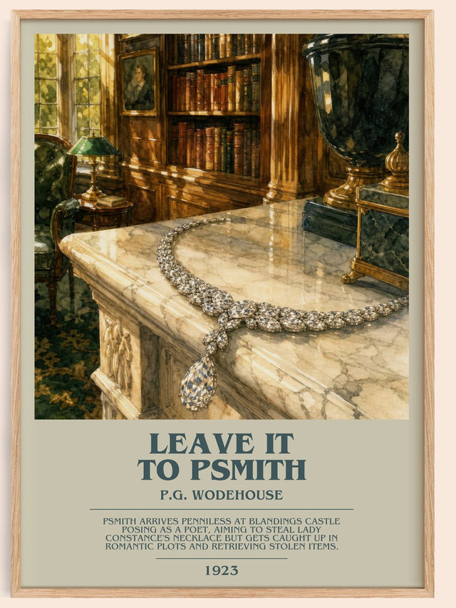 Leave It to Psmith Bookish Wall Art by P.G. Wodehouse
