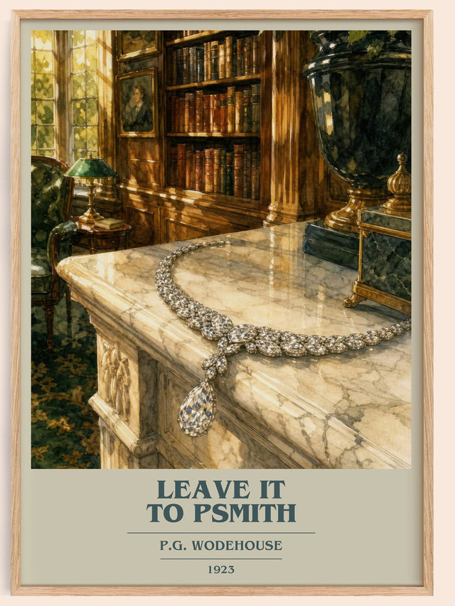 Leave It to Psmith Book Cover Poster by P.G. Wodehouse