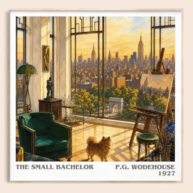 The Small Bachelor Literary Art Print by P.G. Wodehouse