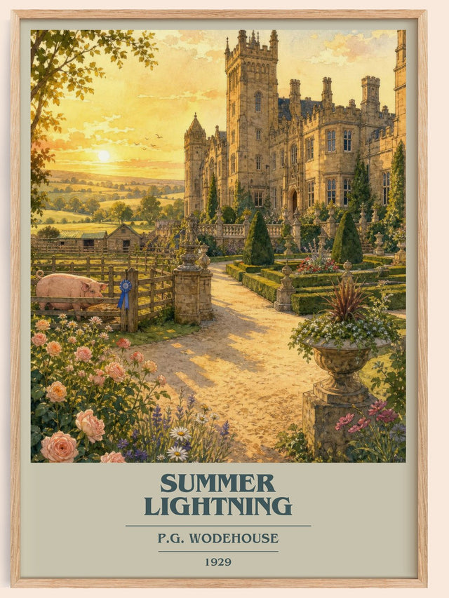 Summer Lightning Book Cover Poster by P.G. Wodehouse