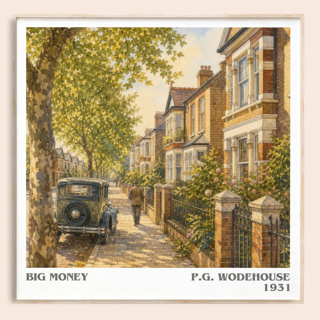 Big Money Literary Art Print by P.G. Wodehouse