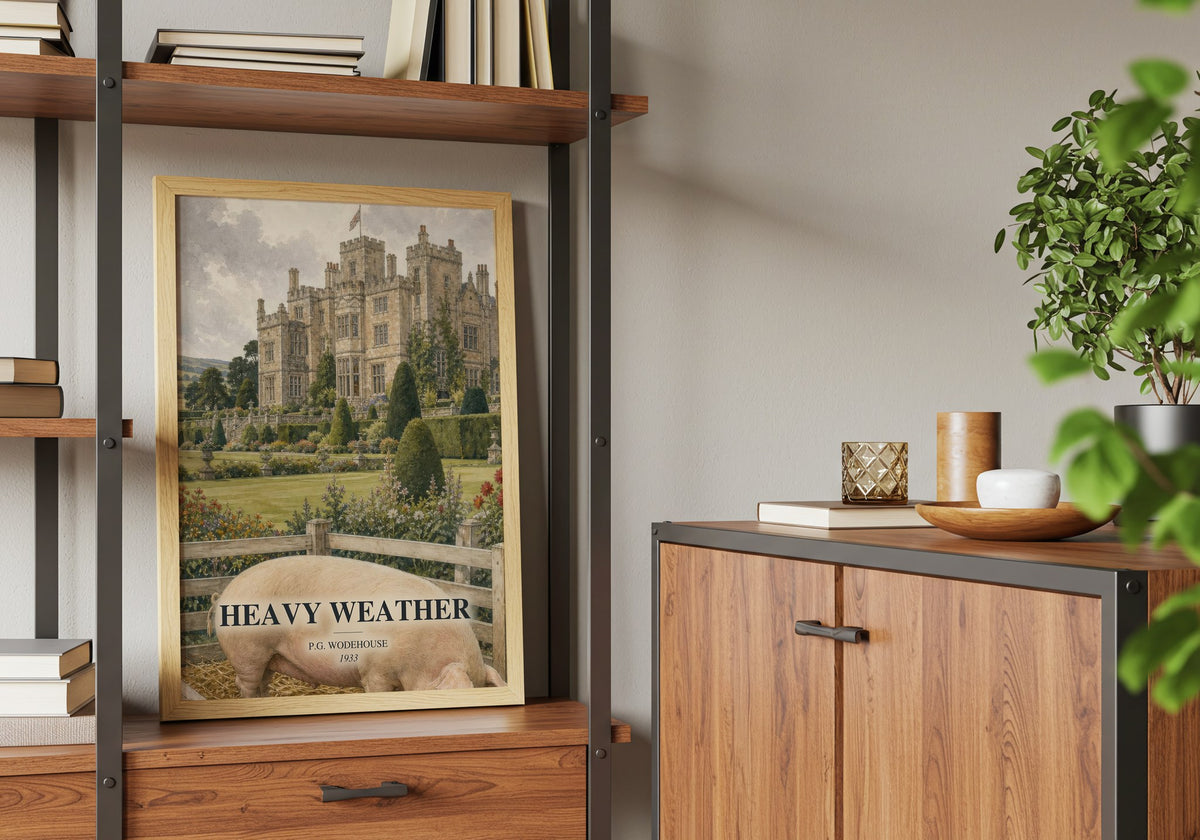 Heavy Weather book watercolour illustration paper finish options – matte satin gloss