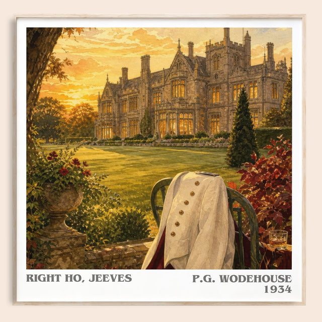 Right Ho, Jeeves Literary Art Print by P.G. Wodehouse