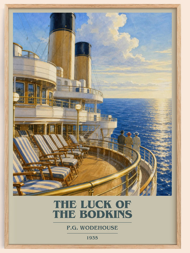 The Luck of the Bodkins Book Cover Poster by P.G. Wodehouse