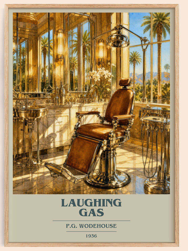 Laughing Gas Book Cover Poster by P.G. Wodehouse