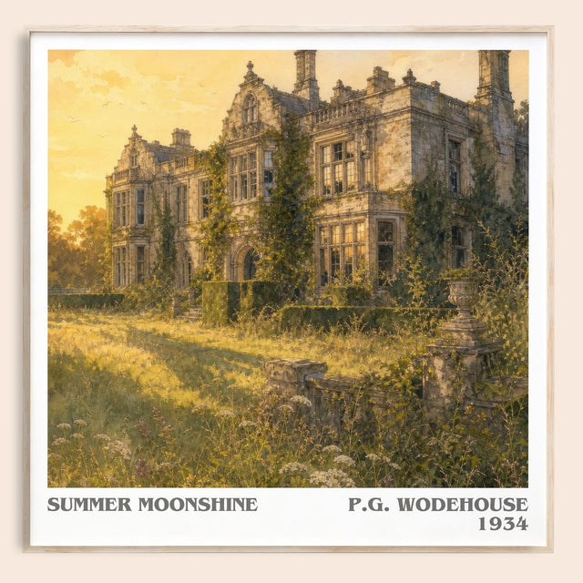 Summer Moonshine Literary Art Print by P.G. Wodehouse