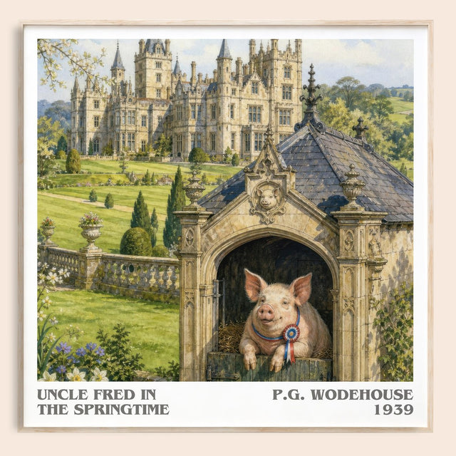 Uncle Fred in the Springtime Literary Art Print by P.G. Wodehouse