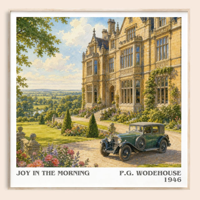Joy in the Morning Literary Art Print by P.G. Wodehouse